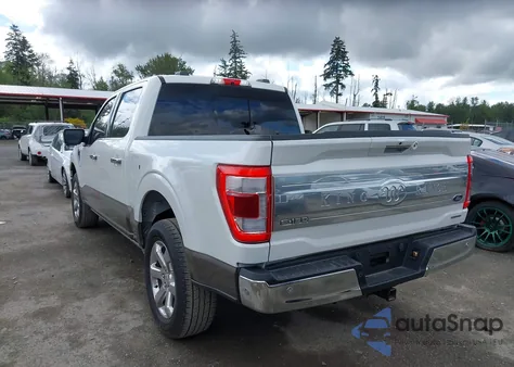 2022 Ford F-150 King Ranch z USA, uszkodzony, nr VIN 1FTFW1E86NFC40218